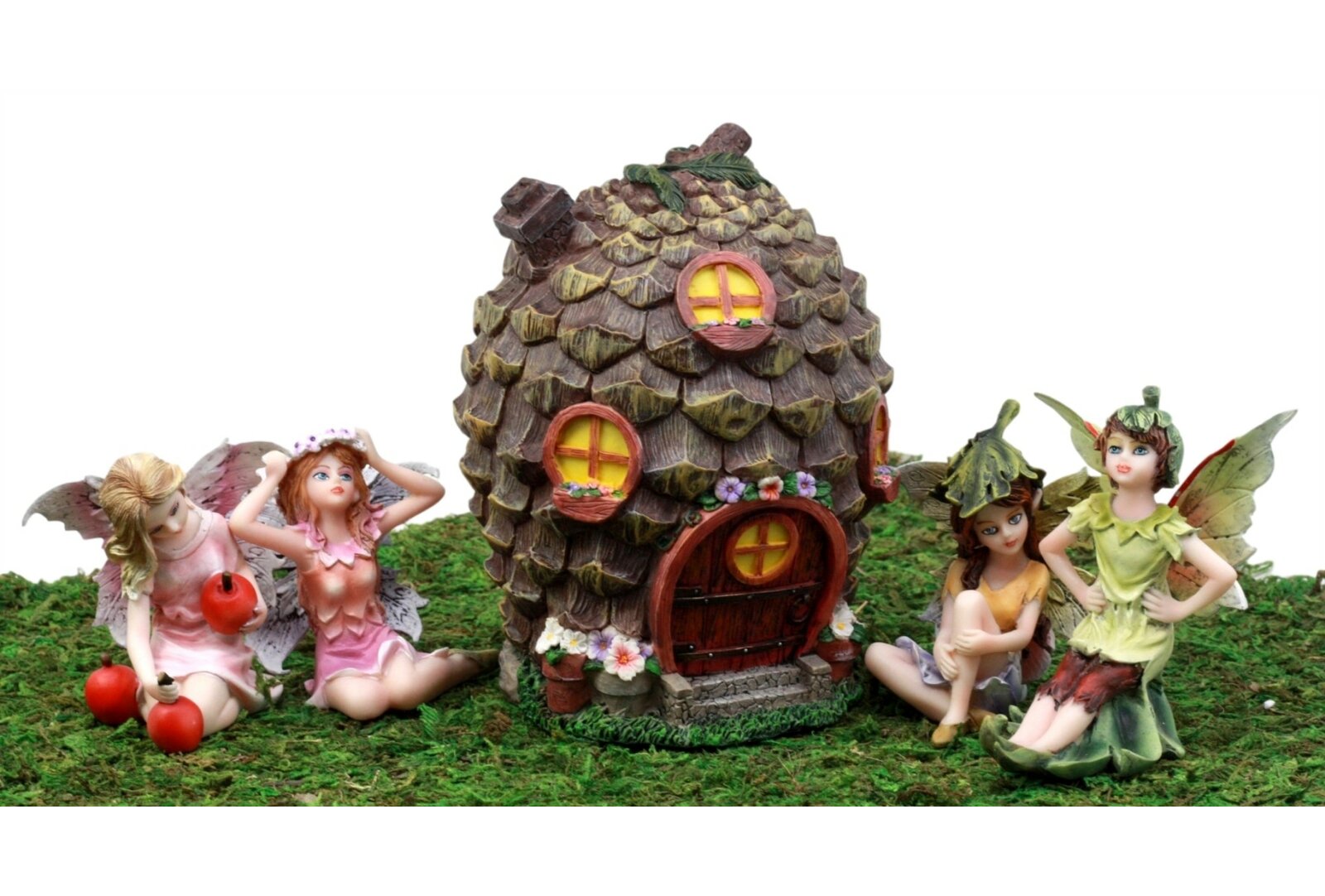 August Grove? Piqua Enchanted 5 Piece Fairy Garden Set August Grove? Piqua Enchanted 5 Piece Fairy Garden Set